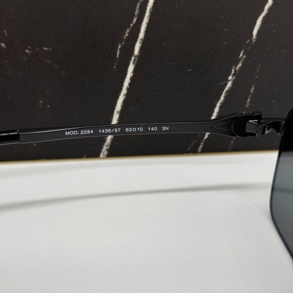 NEW VERSACE VE2284 1436/87 SUNGLASSES UNISEX BLACK VE2284 1436/87 EYEWEAR - Picture 8 of 10